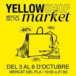 Yellowshop Market al Mercat del Pla