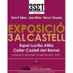 Inauguració de la mostra '3 al Castell'
