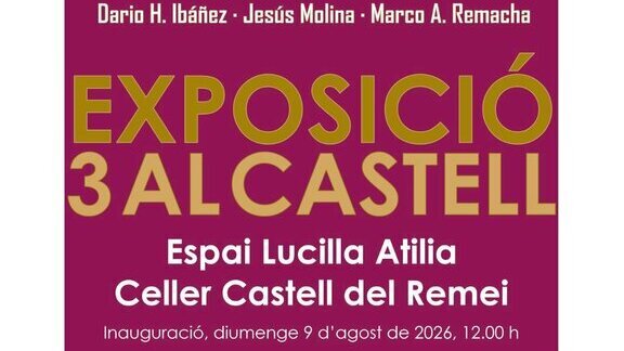 Inauguració de la mostra '3 al Castell'