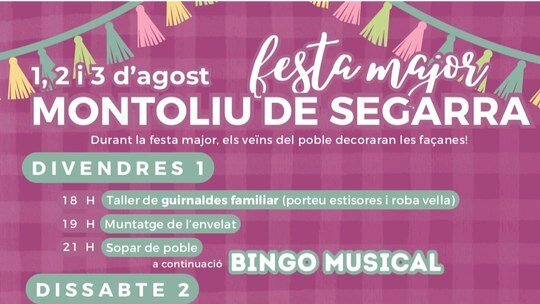 Festa Major de Montoliu de Segarra