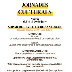 Revetlla de Sant Joan a Maldà