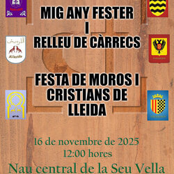 L'Associació de la Festa de Moros i Cristians de Lleida celebra el Mig Any Fester