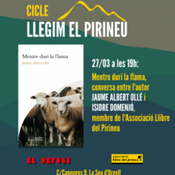 Presentació de llibre: Mentre duri la flama