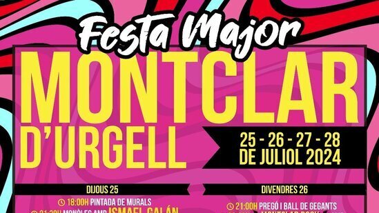 Festa Major de Montclar d'Urgell