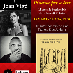 Presentació del llibre 'Pinassa per a tres'