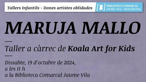 Taller infantil sobre l'artista Maruja Mallo