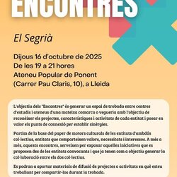 Nova jornada d'"Encontres": el Segrià