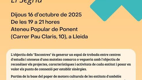 Nova jornada d'"Encontres": el Segrià