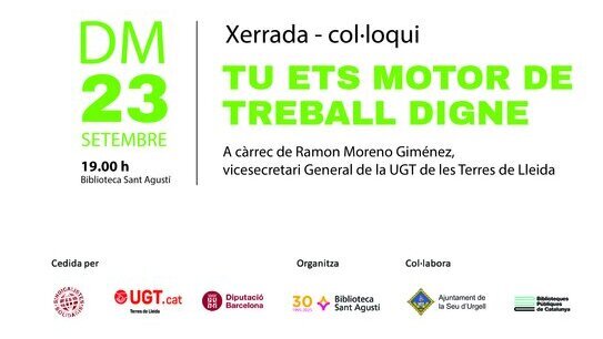 Tu ets motor de treball digne