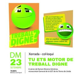 Tu ets motor de treball digne