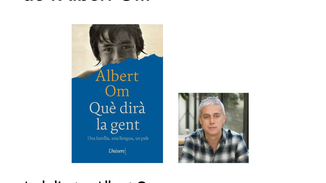 Presentació del llibre 'Què dirà la gent?'